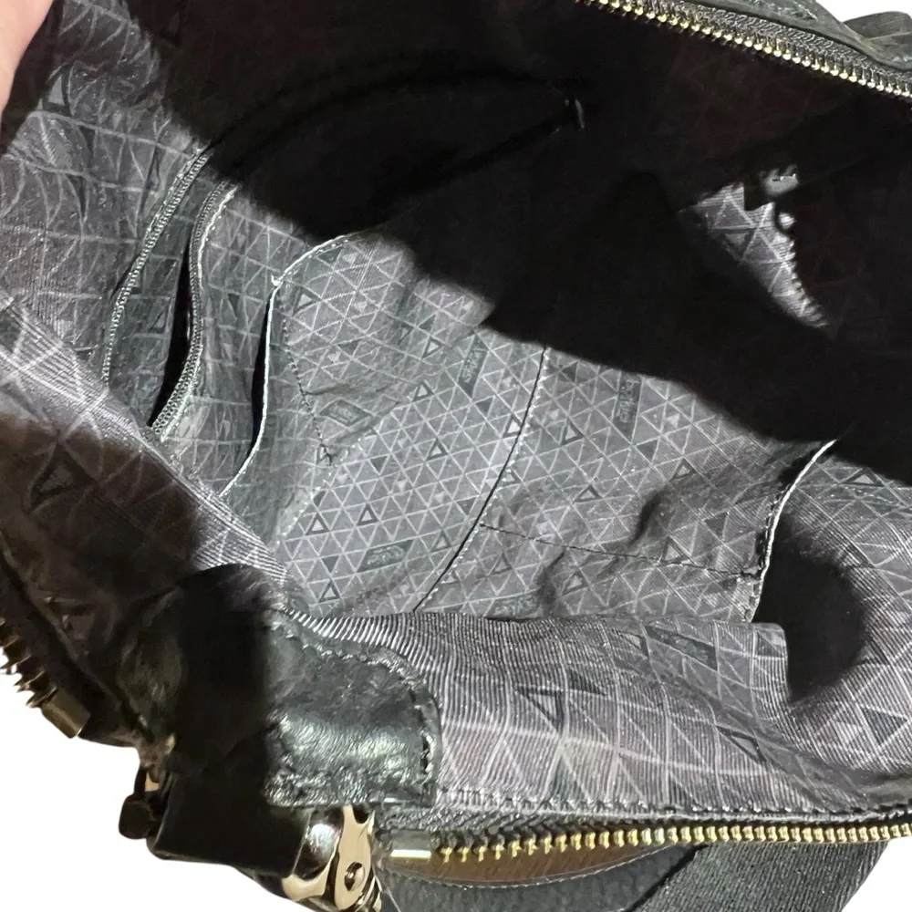 BOTKIER Warren leather women's shoulder hobo crossbody‎ bag  Black